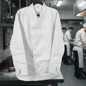NWOT CHEF’S HAT White Jacket. See Video